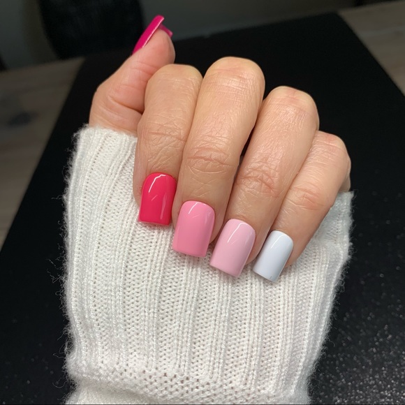 Custom Pink Gradient Press On Set - Picture 3 of 8